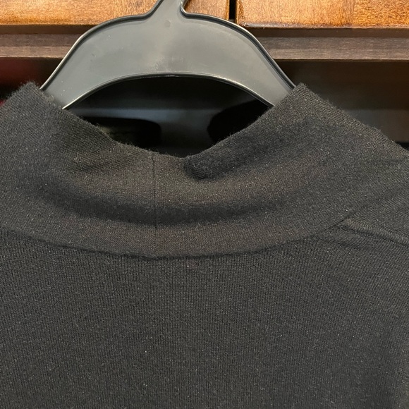 Black silk/cashmere sweater - Picture 4 of 6